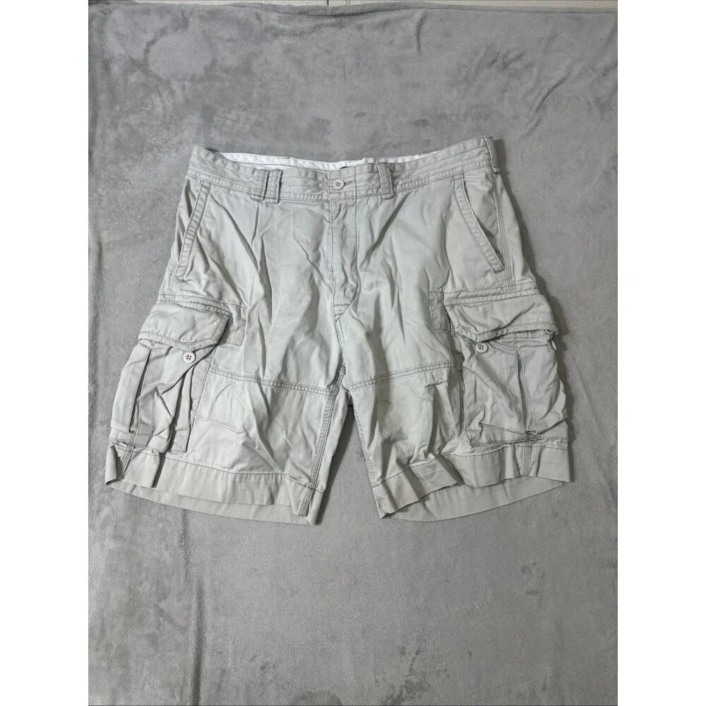 Polo Ralph Lauren Cargo Shorts Men’s 38 Khaki Beige Classic Fit Utility